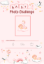 Baby Photo-Challenge - Mädchen Design 26
